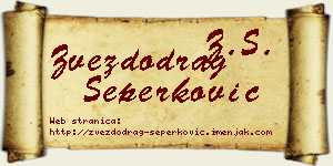 Zvezdodrag Šeperković vizit kartica